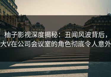 柚子影视深度揭秘：丑闻风波背后，大V在公司会议室的角色彻底令人意外